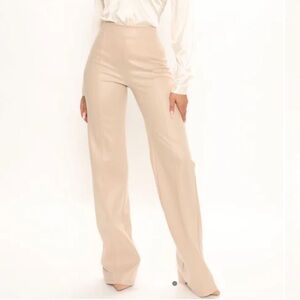 Elegant Cream Women's Pants